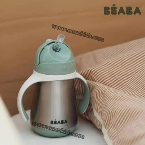 Tasse à paille en inox - Béaba