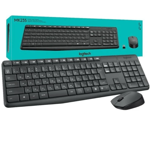 CLAVIER SOURIS SANS FIL LOGITECH MK235