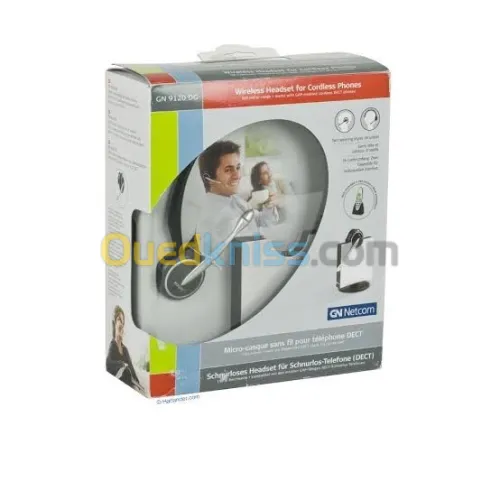 Micro-Casque sans fil pour téléphone DECT GN NETCOM JABRA