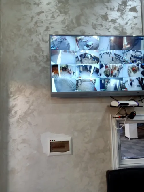 caméra de surveillance et système d'alarme