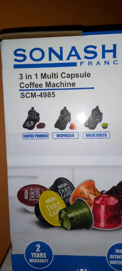 CAFETIÈRE SONASHI 3in1 20 bar écran tactile