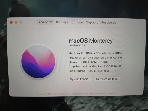 Macbook pro 2015