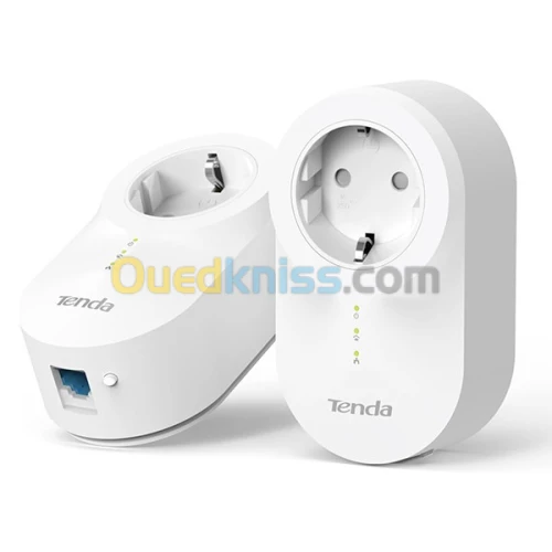 Kit d'adaptateur CPL TENDA PH6 Gigabit Passthrough AV1000