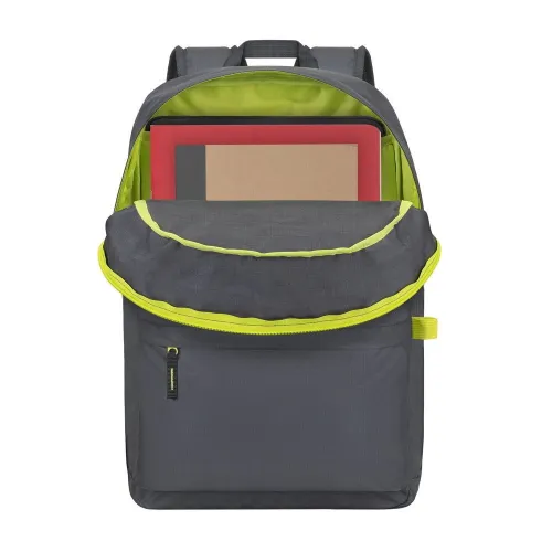 SAC A DOS RIVACASE 5562 15.6 URBAIN GRIS / ROUGE 24L