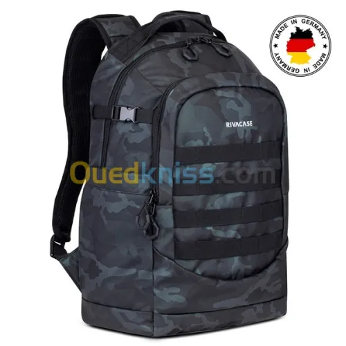SAC A DOS RIVACASE 7631 URBAIN 15.6" NAVY CAMO 