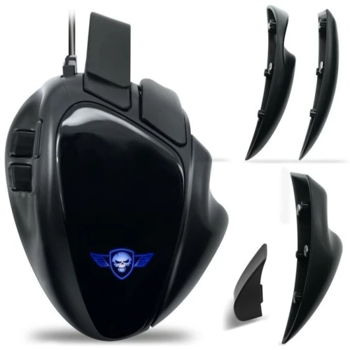 SOURIS USB SPIRIT OF GAMER M70 droitier - capteur optique 4000 dpi - 7 boutons - RGB