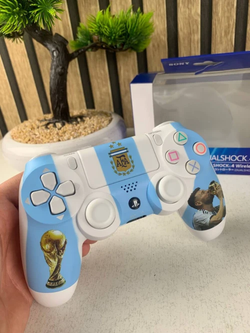 SONY DualShock Manette PS4 Sans Fil, Batterie Rechargeable (High Copy) Edition Argentina