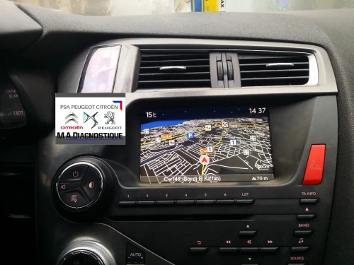 Cartographie GPS Navigation PEUGEOT . CITROEN . DS