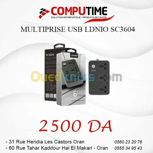 MULTIPRISE USB LDNIO SC3604
