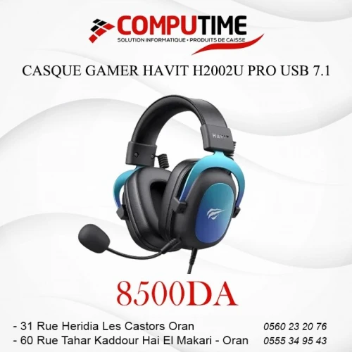 CASQUE GAMER HAVIT H2002U PRO USB 7.1