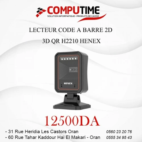 LECTEUR CODE A BARRE HENEX H2210  2D 3D QR