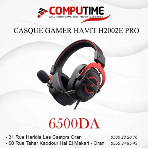 CASQUE GAMER HAVIT H2002E PRO 60MM