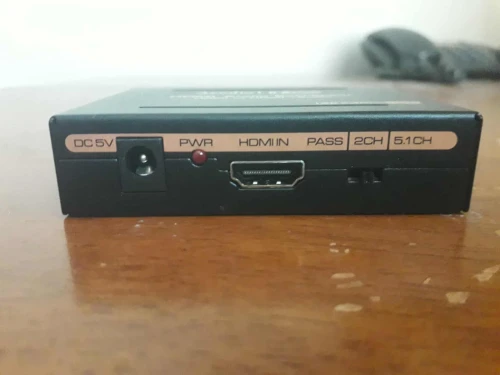 Convertisseur (Extracteur) Audio HDMI - RCA - Optique, ramené du Canada