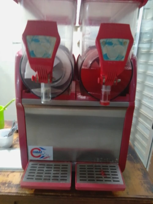 Appareil jus glacés 2 bacs 