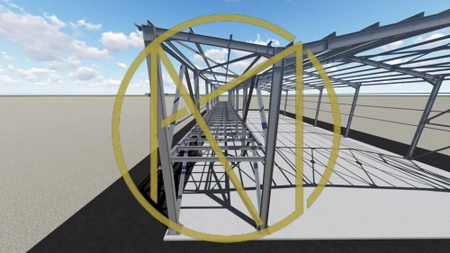 Hangar jumlee charpente metallique