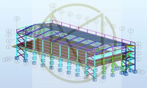 ETUDE Charpente Métallique  & Dessin Charpente Métallique (TEKLA , AUTOCAD , ROBOT , IDEA STATICA & LUMION )