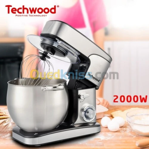 TECHWOOD Robot Pétrin Professionel 12L 2000W 