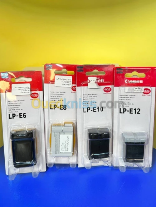  Batterie Canon - E6 - E8 - E10 - E12