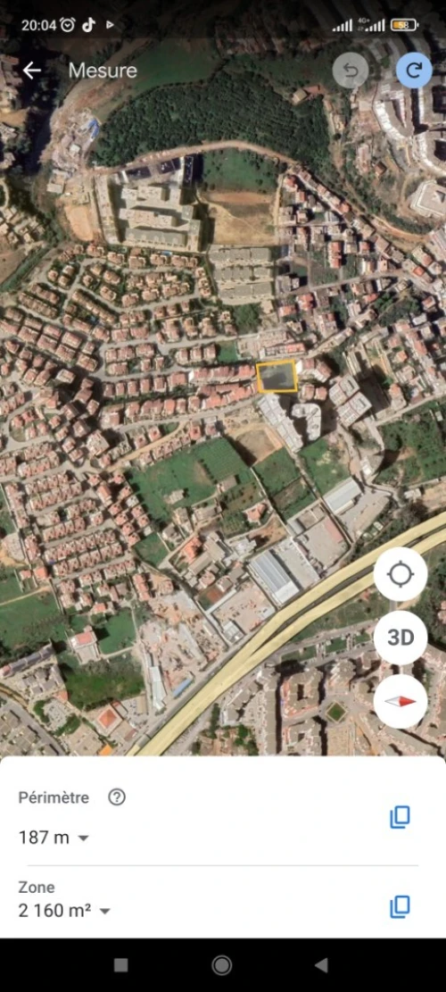 Vente Terrain Alger Birkhadem