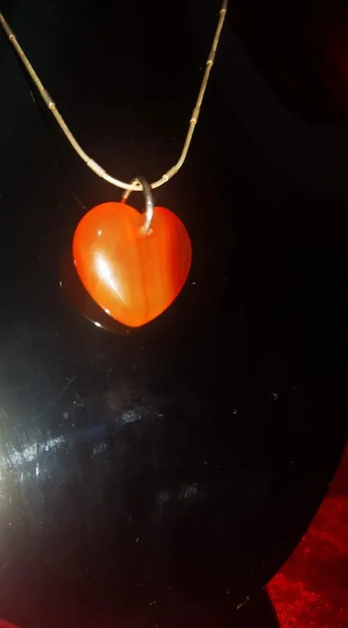Collier avec pierre naturelle agate 
