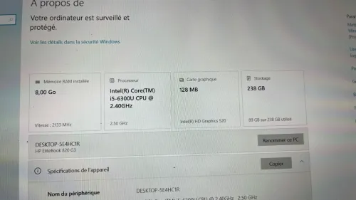 Pc HP EliteBook 840 G3