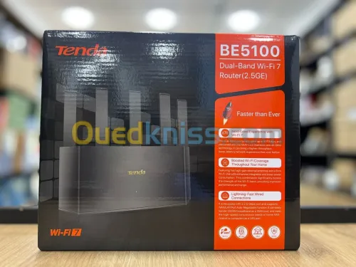 Router Tenda WIFI 7 TE6L PRO BE5100 double bande Gigabit 5G 