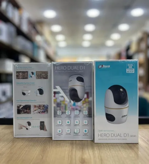 Caméra Dahua Wi-Fi Intérieure à double objectif 5+5MP HERO DUAL D1 DH-H5D-5F