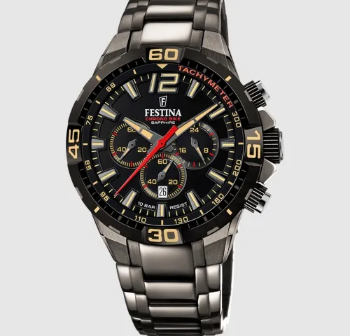 MONTRE FESTINA SPECIAL EDITIONS F20527/1 NOIR, BRACELET EN ACIER, HOMME