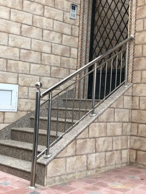 Rampe escalier Inox