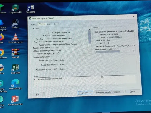 DELL LATITUDE 7480 / INTEL I5 6 EME / 8G / 256 SSD / 14 FHD AVEC CARTABLE