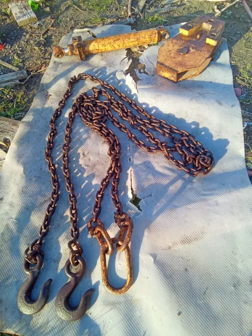 Chaines de levage , Elingue chaîne 2 brins pour grue سلسلة شحن