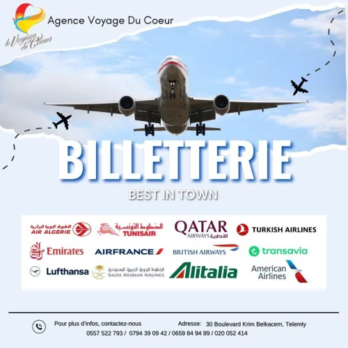 Billet D'avion - Plus de 180 compagnies