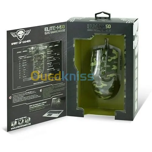 Souris Spirit Of Gamer ELITE-M50 ARMY EDITION