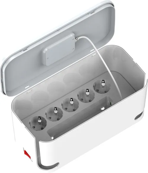 Boîtier multiprise sans fil Ldnio avec 5 prises d'alimentation 2 ports USB puissance de 2500W