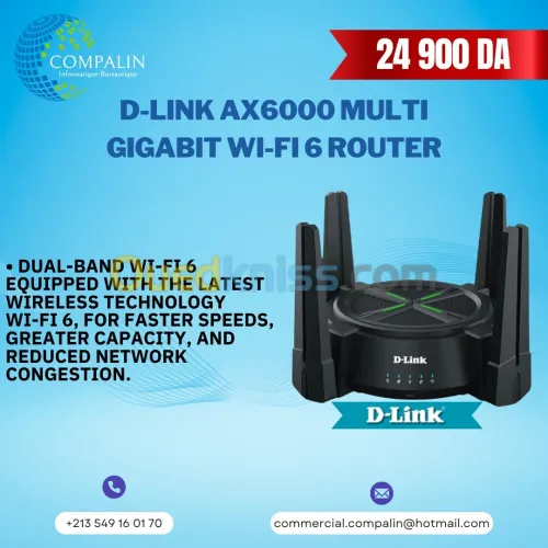 D-Link AX6000 Multi Gigabit Wi-Fi 6 Router