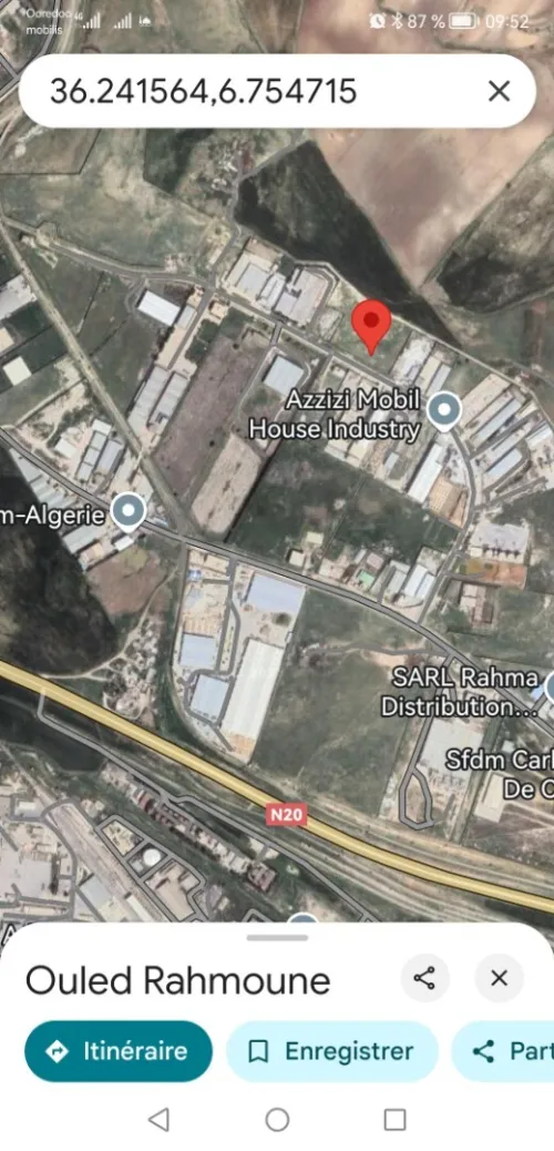 Vente Terrain Constantine El haria