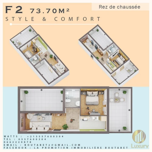 Vente Appartement Studio F2 F3 Blida Blida