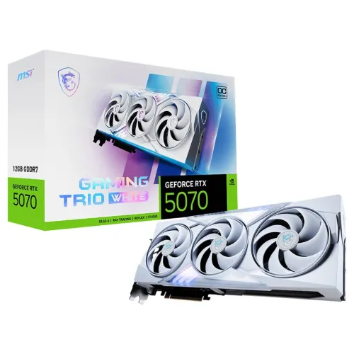 RTX 5070 12 Go MSI GAMING TRIO OC WHITE