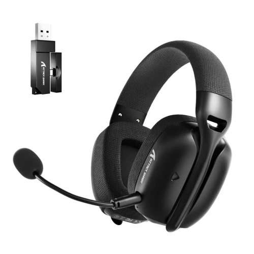 ATTACK SHARK L80PRO Wireless Gaming Headset, 3 Modes (2.4G/Bluetooth/Wired) for PC/PS/XBOX (Black / White)