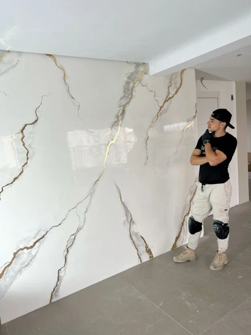Peintre Oran faux marbre صباغةرخامية