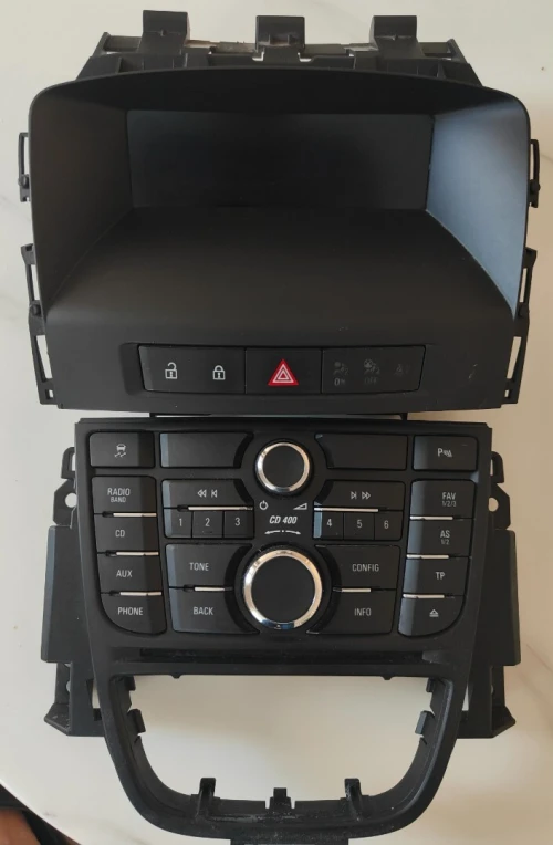 Écran et console Opel Astra 