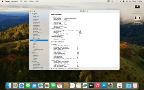 MacBook Air 2018 - i5 / 8GB RAM / 128GB SSD - Très bon état - 561 cycles
