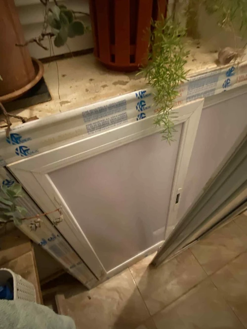 Porte fenêtre plus fenêtre aluminium