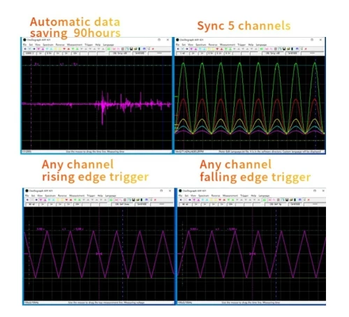 scilloscope 5 canaux, (Wi-Fi-USB)