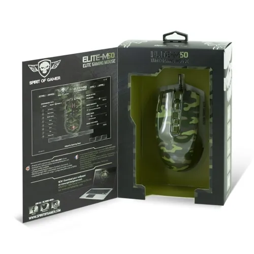 SOURIS SPIRIT OF GAMER ELITE M50 ARMY EDITION