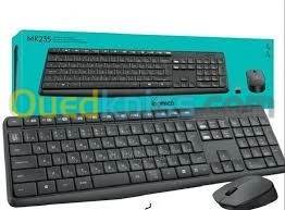 CLAVIER LOGITECH SOURIS SANS FIL LOGITECH MK235 ORIGINAL