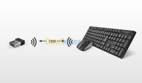 PACK 4EN1 CLAVIER ET SOURIS SANS FIL CASQUE ET WEB CAM TRUST 