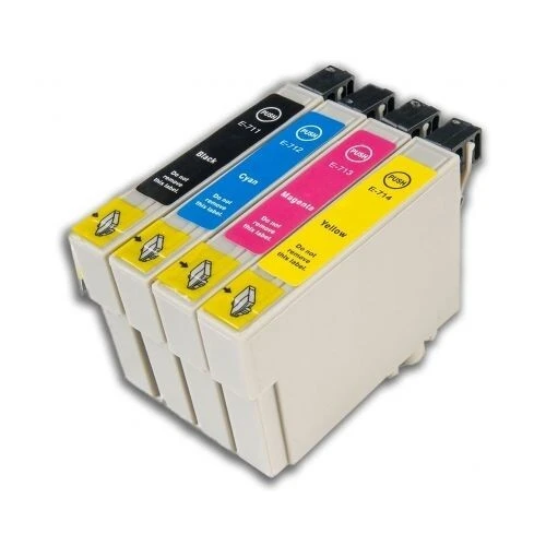 PACK DE CARTOUCHE COULEUR EPSON T711 COMPATIBLE