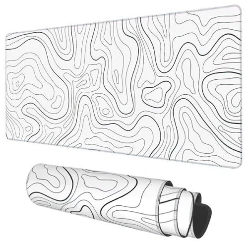 PROMO Tapis De Souris XXXL Black Abstract 900x400mm