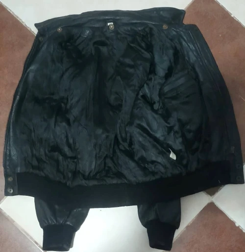 Veste en cuir véritable  Enfant 10 ans